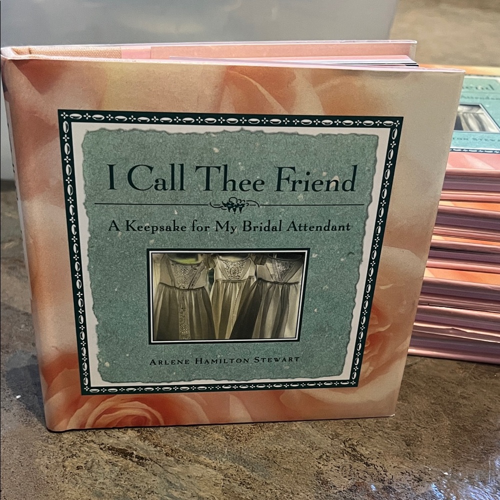 7for1 price, ICall Thee Friend Keepsake Bridal attendant books .. brand new !!